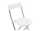 Elevis белый полимер / светлый мусс Стул на металлокаркасе фото