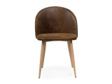 Aldo dark brown / wood Стул на металлокаркасе от производителя