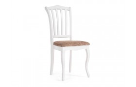 Офисный стул Виньетта белый / лайн люкс деревянный