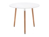 Lorini 80 white / wood Стол деревянный недорого