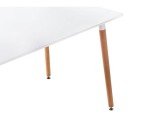 Table 120 white / wood Стол деревянный фото