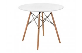 Кухонный стол Table 80 white / wood деревянный