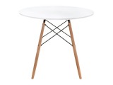 Table 80 white / wood Стол деревянный купить