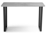 Лота Лофт 140х80 черный матовый / бетон светлый Стол деревянный распродажа