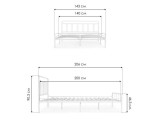 Рейк 140х200 белая Кровать распродажа