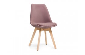 Компьютерный стул Bonuss light purple / wood деревянный