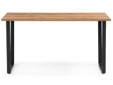 Лота Лофт 140х80 дуб крафт табачный / черный матовый Стол деревя купить