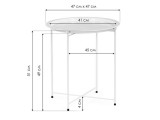 Tray 47х51 black Журнальный стол купить