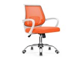 Ergoplus orange  / white Компьютерное кресло недорого