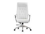Sarabi white / satin chrome Офисное кресло распродажа
