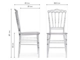 Chiavari white Пластиковый стул недорого