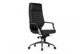 Кресло руководителя Isida black / satin chrome Офисное
