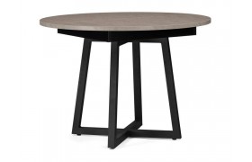 Кухонный стол Регна черный / бежевый деревянный