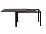 Стол DikLine L110 хромикс бронза/ опоры черные фото