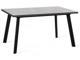 Стол DikLine HB140 хромикс белый/ опоры черные недорого