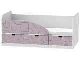 Кровать Бриз-4 80х160 Квадрат (Антарктида/Белый/Правый) от производителя