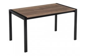 Кухонный стол Центавр дуб галифакс / черный матовый деревянный