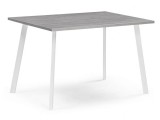 Тринити Лофт 120х80х75 бетон / белый матовый Стол деревянный недорого