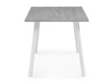 Тринити Лофт 120х80х75 бетон / белый матовый Стол деревянный фото