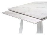 Бэйнбрук 140х80х76 белый мрамор  / белый Обеденный стол купить