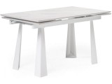 Бэйнбрук 140х80х76 белый мрамор  / белый Обеденный стол недорого