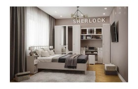 Комплектующие Спальня Sherlock. 3, ясень светлый
