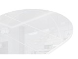 Ален 90(120)х90х77 белый / черный Стол стеклянный распродажа
