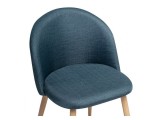 Aldo blue / wood Стул на металлокаркасе купить
