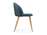 Aldo blue / wood Стул на металлокаркасе купить
