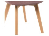 Filip light purple / wood Стул деревянный распродажа