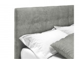 Мягкая кровать Selesta 1200 кожа графит с подъемным механизмом с от производителя