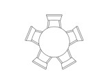 Анселм обсидиан / черный Стол стеклянный недорого