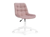 Компьютерное кресло Честер розовый / белый Стул недорого