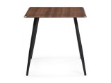 Кангас 120х80х77 орех кантри / черный Стол деревянный фото