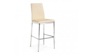 Стул Teon beige / chrome Барный