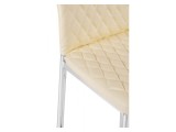 Teon beige / chrome Барный стул недорого