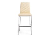 Teon beige / chrome Барный стул распродажа
