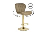 Porch dark beige / golden Барный стул недорого