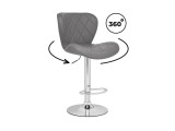 Porch gray / chrome Барный стул недорого