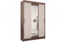 Шкаф-купе Агат ясень шимо тёмный/светлый