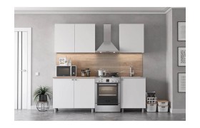 Кухня гарнитур КГ 6 1.6 м, Белый