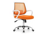 Ergoplus белое / оранжевое Компьютерное кресло недорого