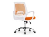 Ergoplus белое / оранжевое Компьютерное кресло фото