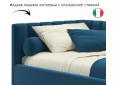 Мягкая кровать Milena 900 синяя с подъемным механизмом от производителя