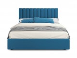 Мягкая кровать Olivia 1800 синяя с подъемным механизмом распродажа