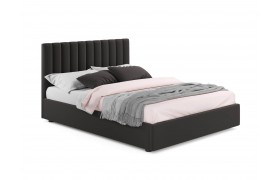 Кровать Мягкая Olivia 1800 шоколад с ортопедическим основанием
