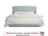 Мягкая кровать Stefani 1800 мята пастель с подъемным механизмом фото
