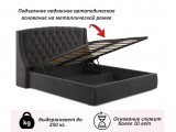 Мягкая кровать "Stefani" 1800 шоколад с подъемным меха купить
