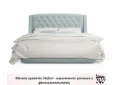 Мягкая кровать "Stefani" 1800 мята пастель с ортопедич распродажа