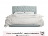 Мягкая кровать Stefani 1800 мята пастель с ортопедическим основа распродажа